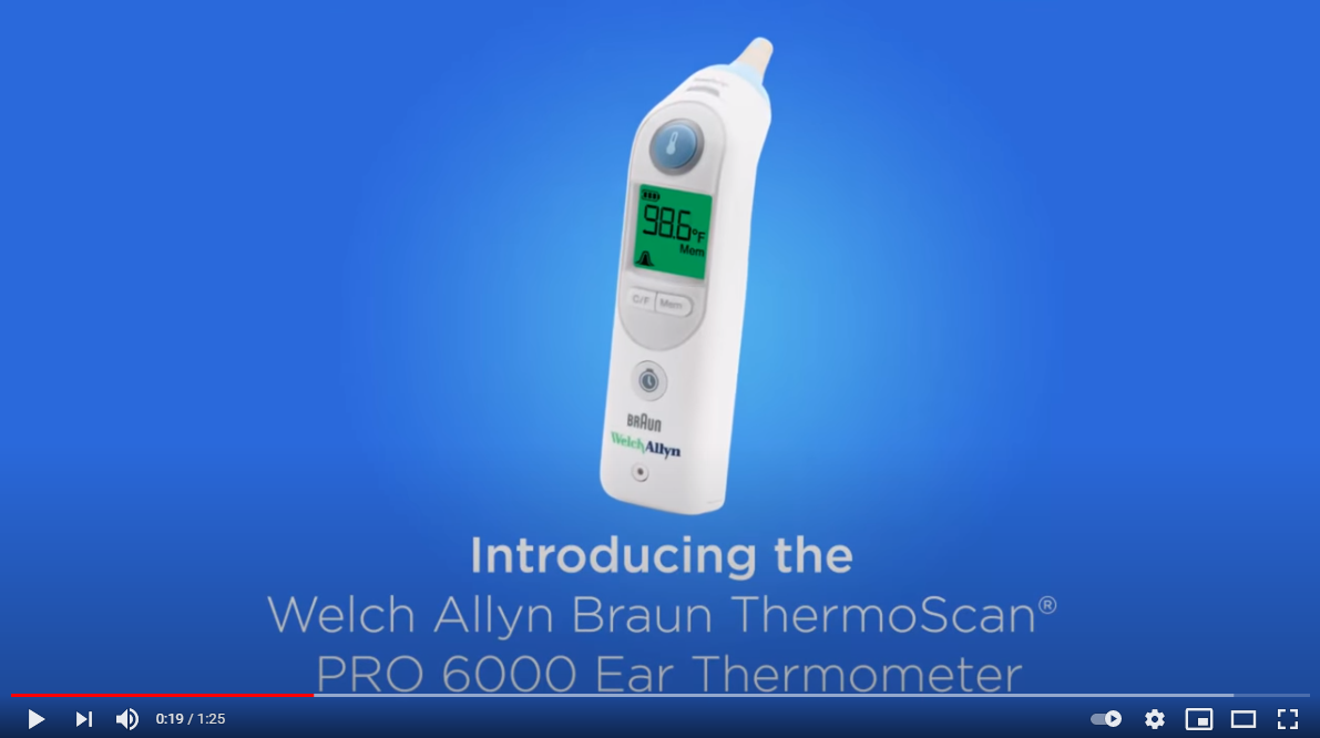 Braun thermoscan PRO 6000 thermomètre petit