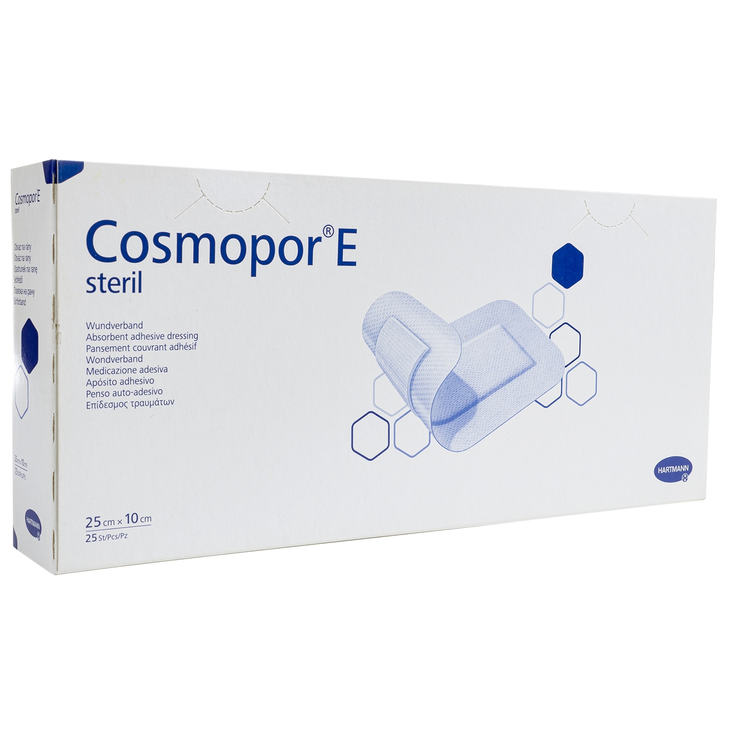 Cosmopor E latexvrij steriel - 25 x 10 cm (25 st)