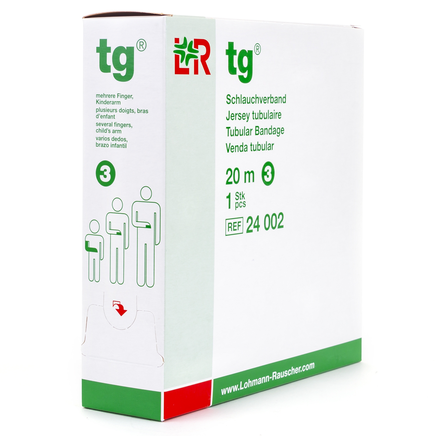 Tg verband tubulair vingerspalk - 3 - 20 m