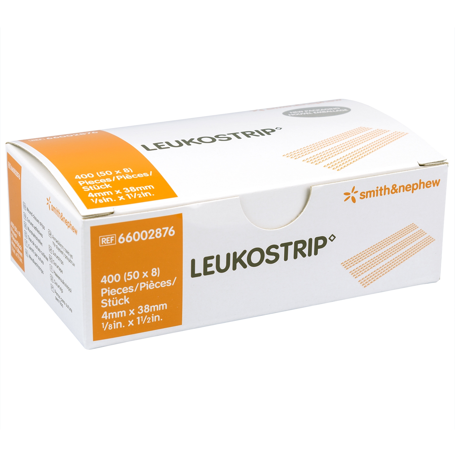 Leukostrip steriel - 4 x 38 mm - wit (50 x 8 strips)