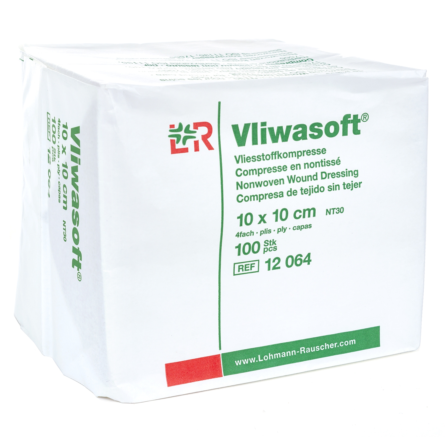 Kompres non-woven Vliwasoft - 10 x 10 cm (100 st)