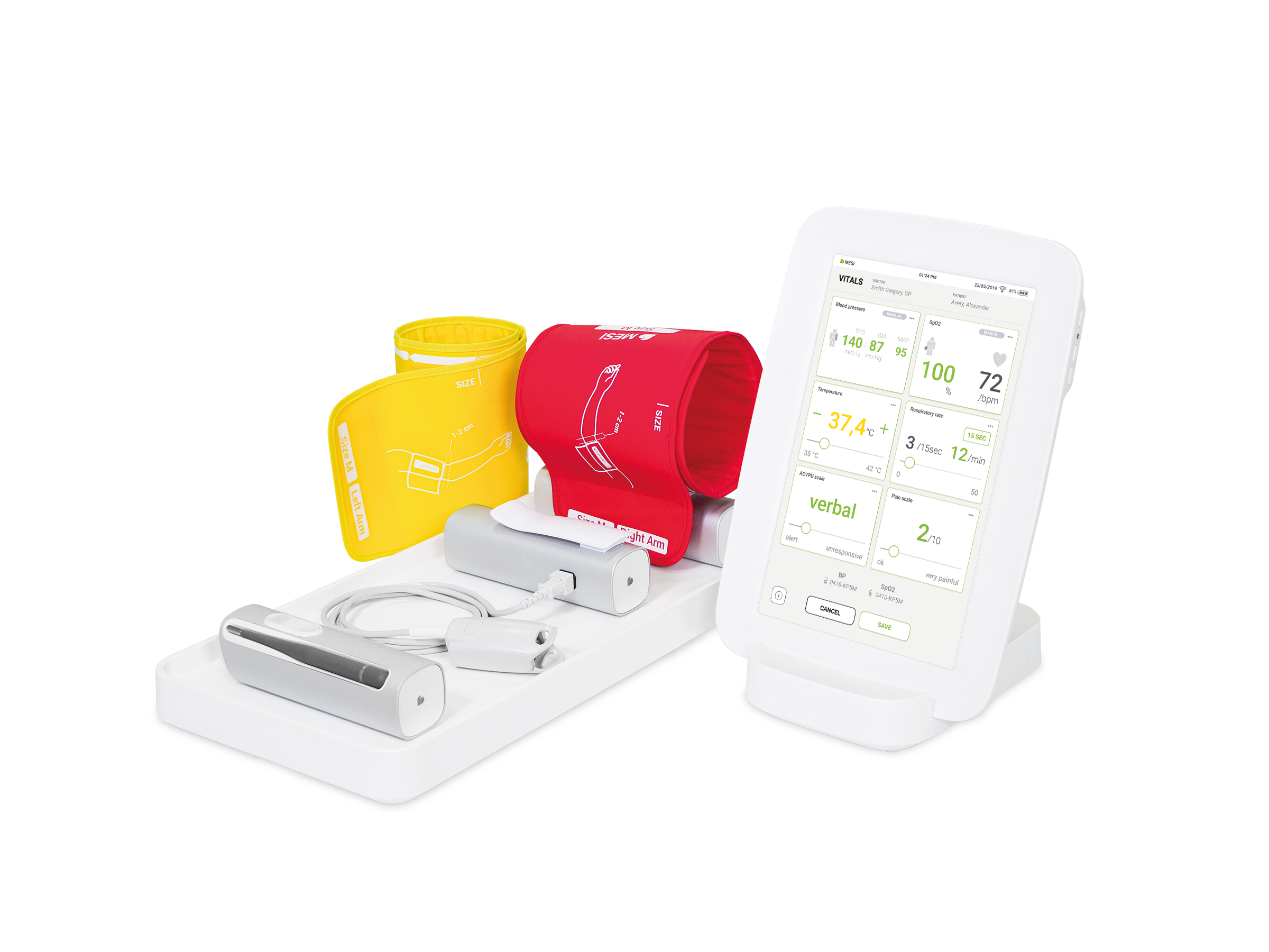 MESI mTABLET + VITALS - Vitale parameters