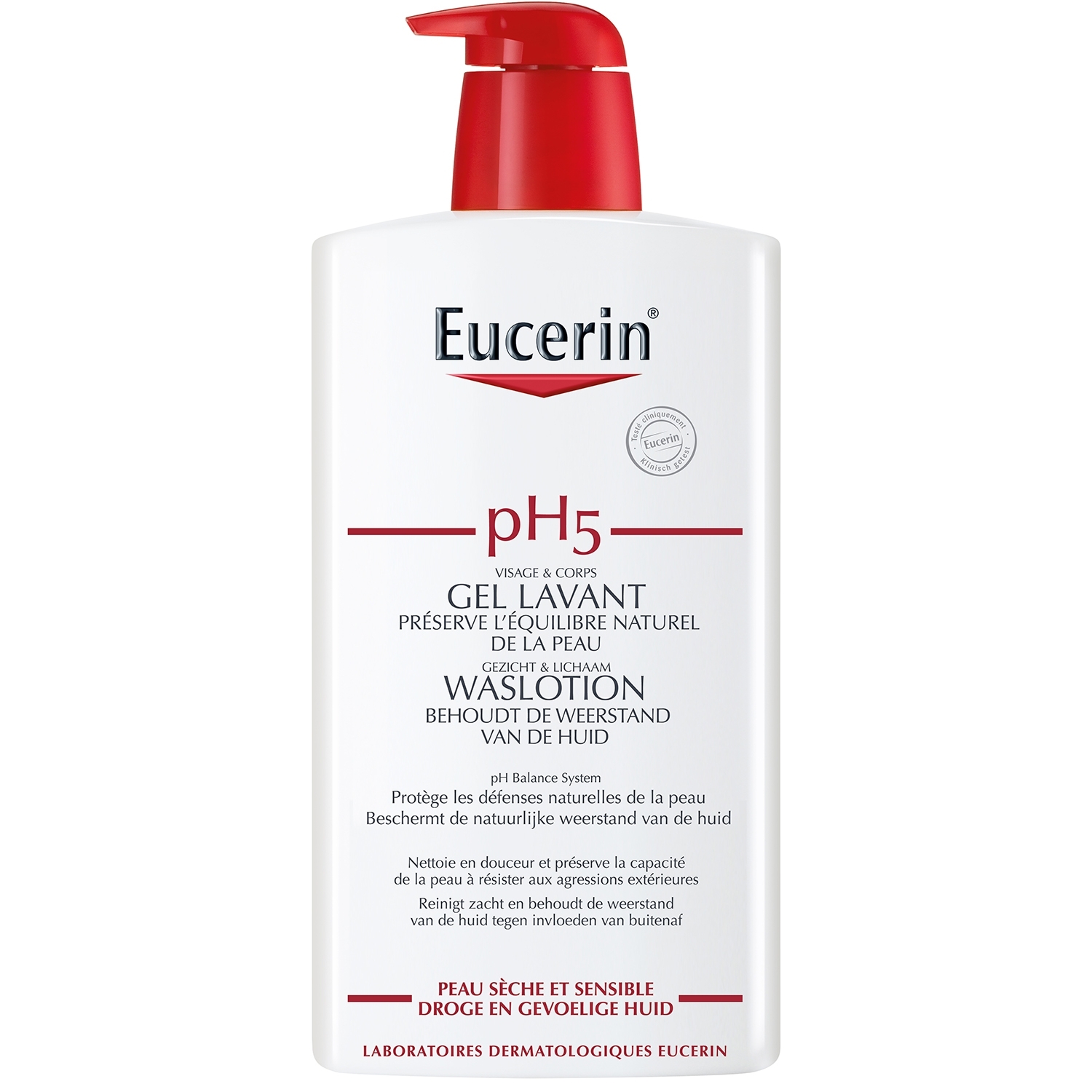 Eucerin pH5 waslotion met pomp - 1000 ml