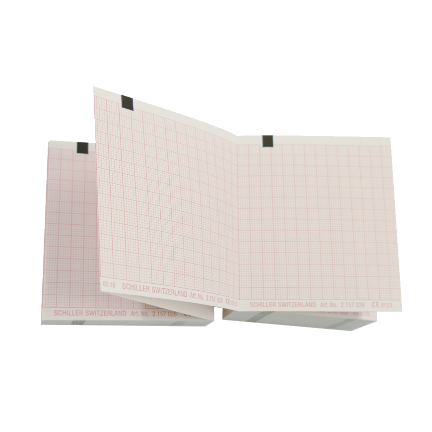 ECG papier z-fold v. Schiller AT-102 - 21 x 28 cm (143 st)