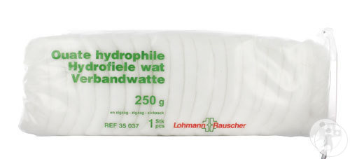 Coton hydrophile Lohmann en accordéon - soins médicaux et